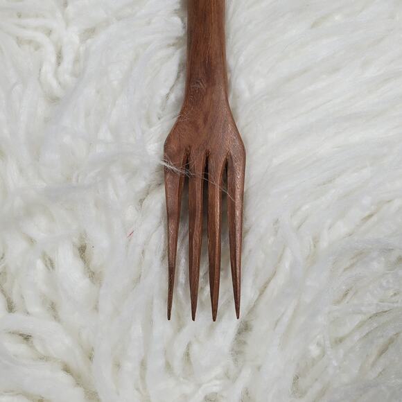 Hand-carved Wooden Tribal Fork - Picture 8 of 8